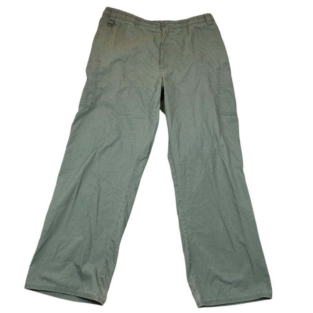 Dickies Mens Cargo Pants Size 35W Relaxed FitStraight Casual Outdoors Green